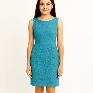 Darling Brand Juniors XL Aqua Lace Lined Dress